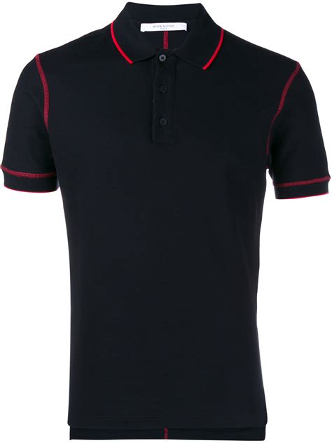 givenchy black contrast|givenchy polo shirts.